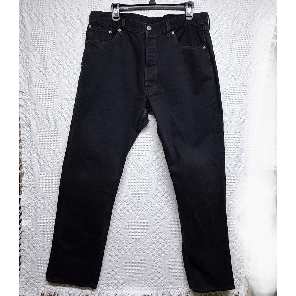 Vintage 1997 Levis 501 Loose Fit Jeans Mens 37x33.5 Black USA 90s 532 0997